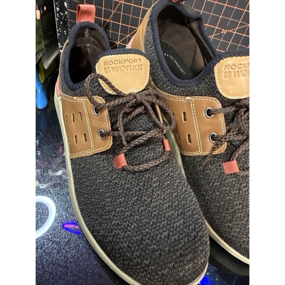 Rockport Works TruFlex Work Shoes Slip And Oil  Resistant Lightweight Mens 9M main image 4